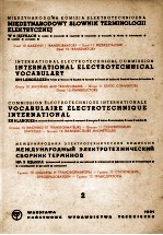 INTERNATIONAL ELECTROTECHNICAL VOCABULARY IN 9 LANGUAGES