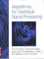 ALGORITHMS FOR STATISTICAL SIGNAL PROCESSING