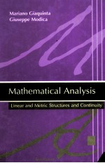 MATHEMATICAL ANALYSIS  LINEAR AND METRIC STRUCTURES AND CONTINUITY