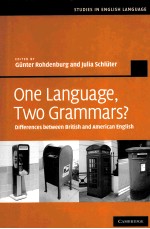 ONE LANGUAGE，TWO GRAMMARS？  DIFFERENCES BETWEEN BRITISH AND AMERICAN ENGLISH