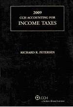 2009 CCH ACCOUNTING FOR INCOME TAXES