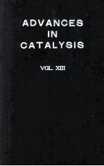 ADVANCES IN CATALYSIS AND RELATED SUBJECTS VOLUME 13