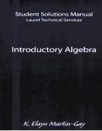 STUDENT SOLUTIONS MANUAL LAUREL TECHNICAL SERVICES INTRODUCTORY ALGEBRA