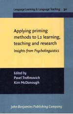 APPLYING PRIMING METHODS TO L2 LEARNING