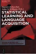 Statistical Learning and Language Acquisition