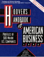 HOOVER'S HANDBOOK OF AMERICAN BUSINESS 1993