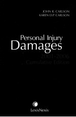 PERSONAL INJURY DAMAGES  2001-2006 CUMULATIVE EDITION