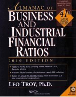 ALMANAC OF BUSINESS AND INDUSTRIAL FINANCIAL RATIOS  2010 EDITION