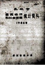 武汉市国民经济和社会发展统计资料  1986年