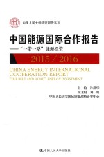 中国能源国际合作报告  “一带一路”能源投资  2015-2016