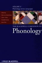 THE BLACKWELL COMPANION TO PHONOLOGY  VOLUME V  PHONOLOGY ACROSS LANGUAGES