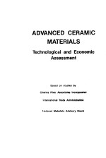 Advanced ceramic materials：Technological and Economic Assessment