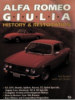 ALFA ROMEO G·I·U·L·I·AHISTORY & RESTORATION