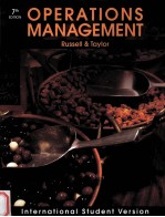 OPERATIONS MANAGEMENT  INTERNATIONAL STUDENT VERSION  7TH EDITION