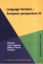 LANGUAGE VARIATION-EUROPEAN PERSPECTIVES III