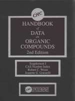 HANDBOOK OF ADTA ON ORGANIC COMPOUNDS 2ND EDITION SUPPLEMENT 1 CAS NUMBER INDEX