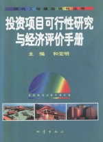 投资项目可行性研究与经济评价手册  上