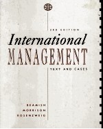 INTERNATIONAL MANAGEMENT  TEXT AND CASES  THIRD EDITION