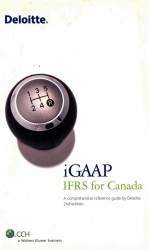 IGAAP  IFRS FOR CANADA  A COMPREHENSIVE REFERENCE GUIDE BY DELOITTE 2ND EDITION