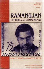 RAMANUJAN LETTERS AND COMMENTARY