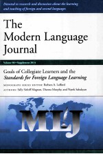 the modern language journal volume 98  supplement 2014