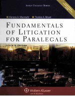 FUNDAMENTALS OF LITIGATION FOR PARALEGALS  SEVENTH EDITION