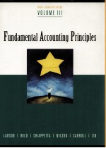 FUNDAMENTAL ACCOUNTING PRINCIPLES VOLUME 3