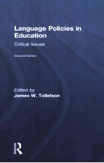 LANGUAGE POLICIES IN EDUCATION  CRITICAL ISSUES  SECOND EDITION