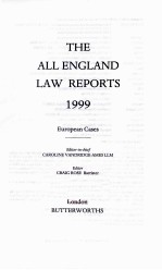 THE ALL ENGLAND LAW REPORTS  1999  EUROPEAN CASES