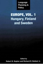 LANGUAGE PLANNING AND POLICY IN EUROPE，VOL.1  HUNGARY，FINLAND AND SWEDEN