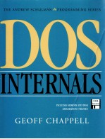 DOS INTERNALS GEOFF CHAPPELL