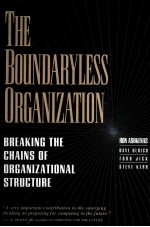 THE BOUNDARYLESS ORGANIZATION  BREAKING THE CHAINS OF ORGANIZATIONAL STRUCTURE