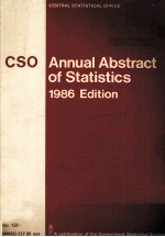 ANNUAL ABSTRACT OF STATISTICS NO.122 1986 EDITION