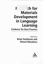 RESEARCH FOR MATERIALS DEVELOPMENT IN LANGUAGE LEARNING  EVIDENCE FOR BEST PRACTICE