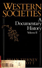 WESTERN SOCIETIES:A DOCUMENTARY HISTORY VOLUME II