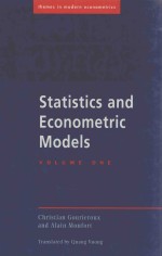 STATISTICS AND ECONMETRIC MODELS VOLUME ONE