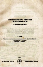 COMPUTATIONAL METHODS IN OPTIMIZATION A UNIFIED APPROACH