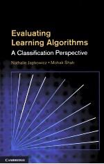 EVALUATING LEARNING ALGORITHMS  A CLASSIFICATION PERSPECTIVE