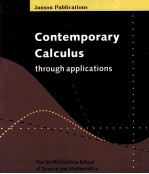 CONTEMPORARY CALCULUS THROUGH APPLICATION