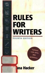 RULES FOR WRITERS A BRIEF HANDBOOK FOURTH EDITION