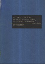 ACCOUNTING FOR GOVERNMENTAL AND NONPROFIT ENTITIES