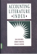 ACCOUNTING LITERATURE INDEX