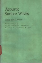 Acoustic Surface Waves