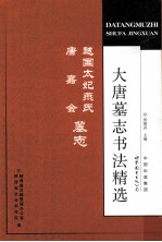 大唐墓志书法精选  越国太妃燕氏  唐嘉会墓志