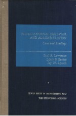 ORGANIZATIONAL BEHAVIOR AND ADMINISTRATION