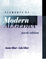 ELEMENTS OF MODERN ALGEBRA FOURTH EDITION