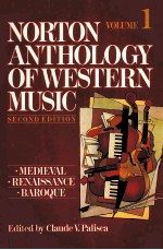 NORTON ANTHOLOGY OF WESTERN MUSIC SECOND EDITION VOLUME I MEDIEVAL RENAISSANCE BAROQUE