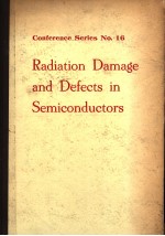 Radiation Damage and Defects in Semiconductors