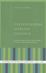 entextualizing domestic violencelanguage ideology and violence against women in the anglo-american h