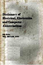 DICTIONARY OF ELECTRICAL ELECTRINICS AND COMPUTER ABBREVIATIONS